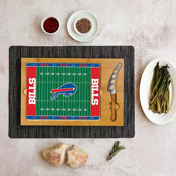 Serving & Entertaining-Kirklands Home Buffalo Bills Cutting Board & Knife Set