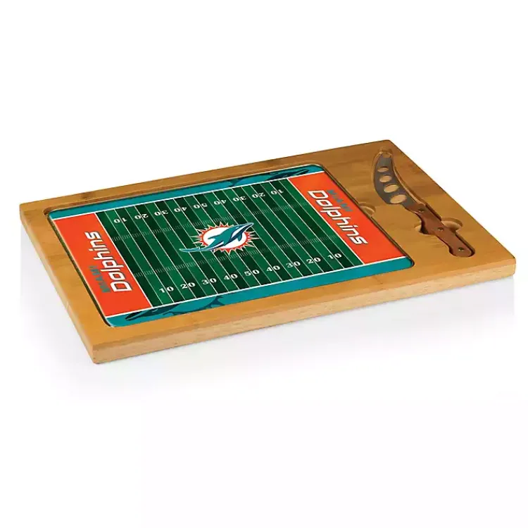 Serving & Entertaining-Kirklands Home Miami Dolphins Cutting Board & Knife Set