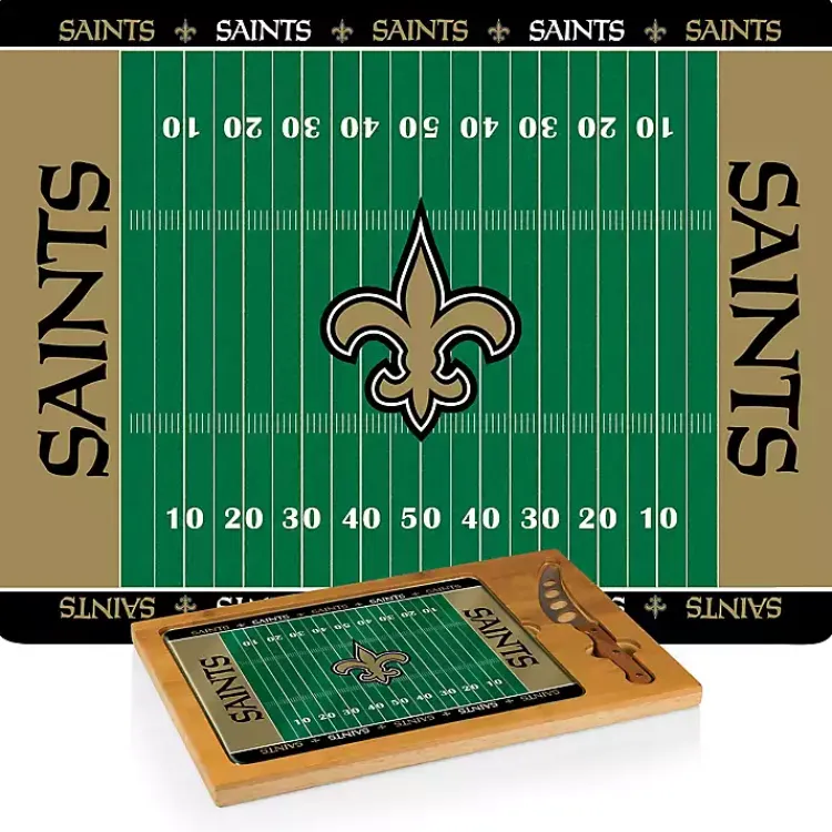 Serving & Entertaining-Kirklands Home New Orleans Saints Cutting Board & Knife Set