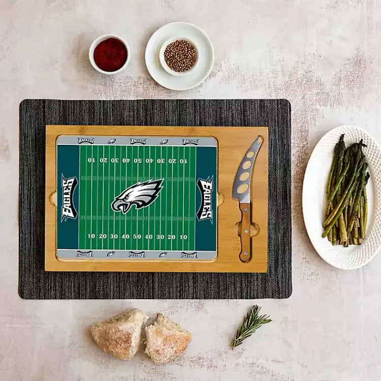 Serving & Entertaining-Kirklands Home Philadelphia Eagles Cutting Board & Knife Set