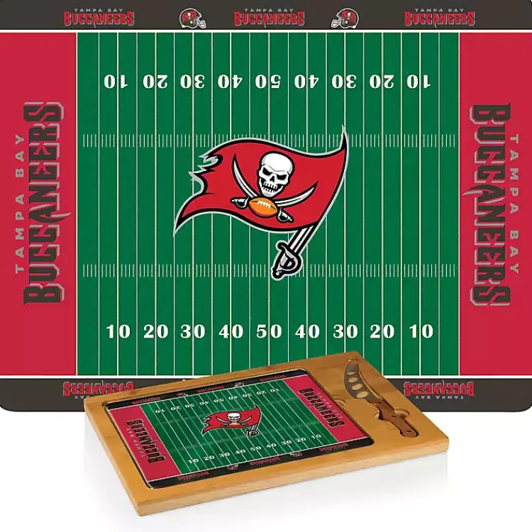 Serving & Entertaining-Kirklands Home Tampa Bay Buccaneers Cutting Board & Knife Set