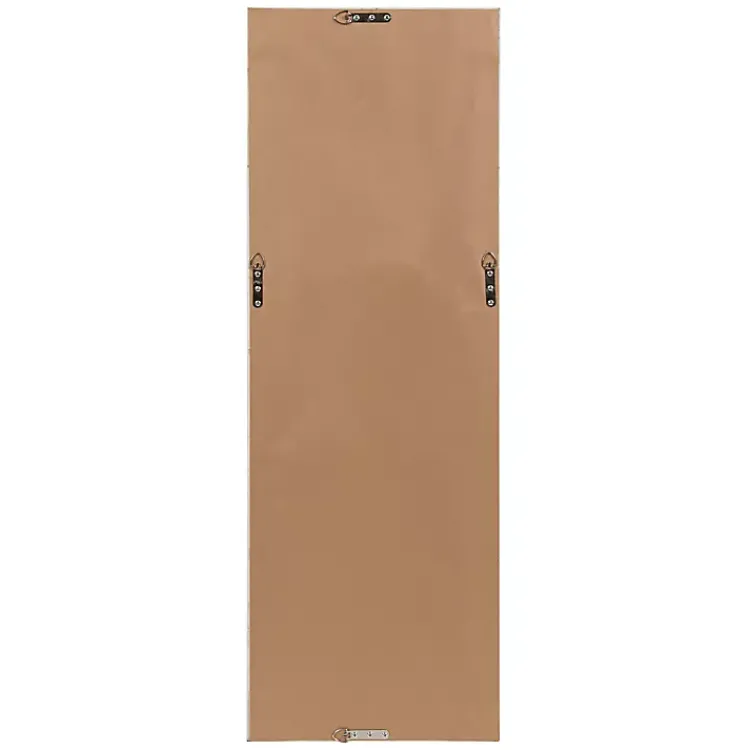 Decorative Mirrors-Kirklands Home Walnut Evans Wood Panel Wall Mirror