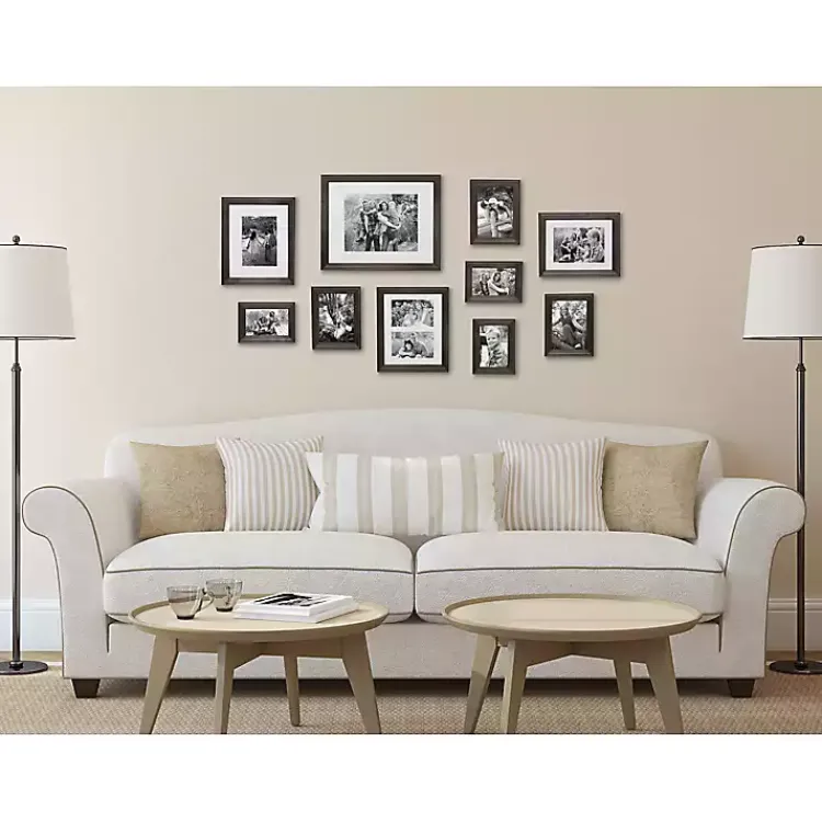 Gallery Wall Frames-Kirklands Home Wood 10-pc. Gallery Wall Picture Frame Set Gray