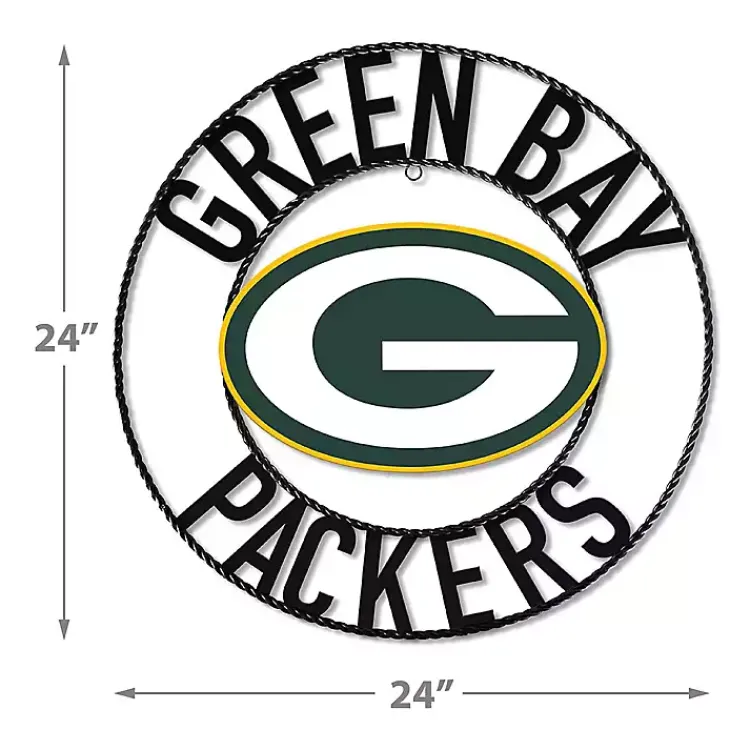 Wall Plaques-Kirklands Home NFL Green Bay Packers Wrought Iron Wall Plaque