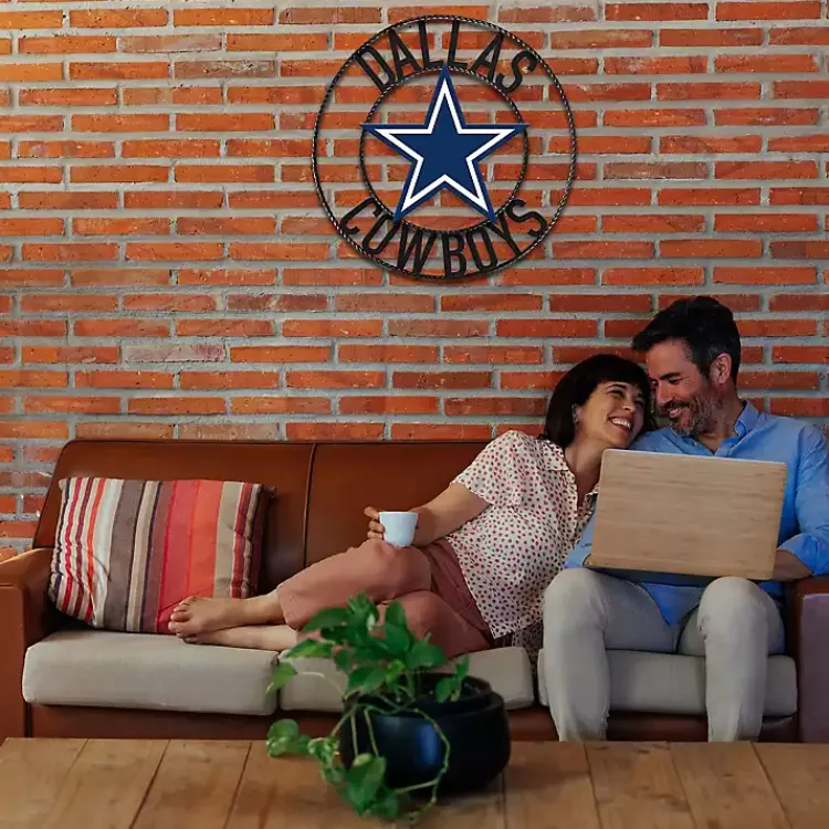 Wall Plaques-Kirklands Home NFL Dallas Cowboys Wrought Iron Wall Plaque