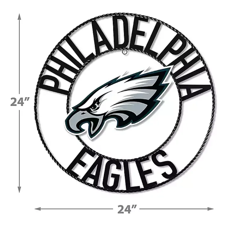 Wall Plaques-Kirklands Home NFL Philadelphia Eagles Wrought Iron Wall Plaque