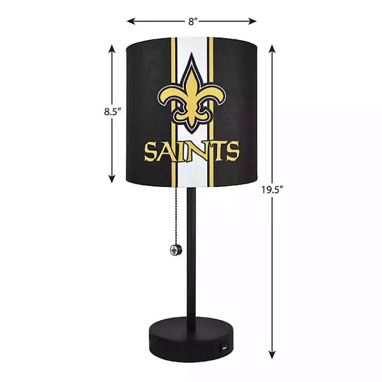 Table Lamps-Kirklands Home New Orleans Saints Charging Table Lamp