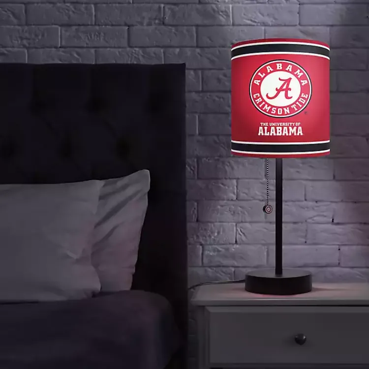 Table Lamps-Kirklands Home University of Alabama Charging Table Lamp Red