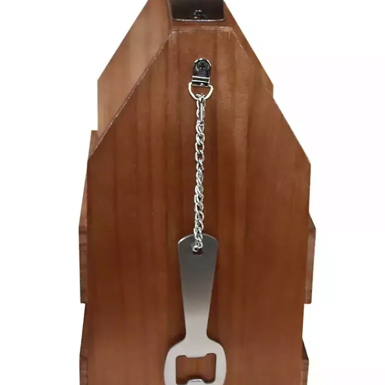 Outdoor Dining-Kirklands Home Green Bay Packers Wooden Condiment Caddy Brown