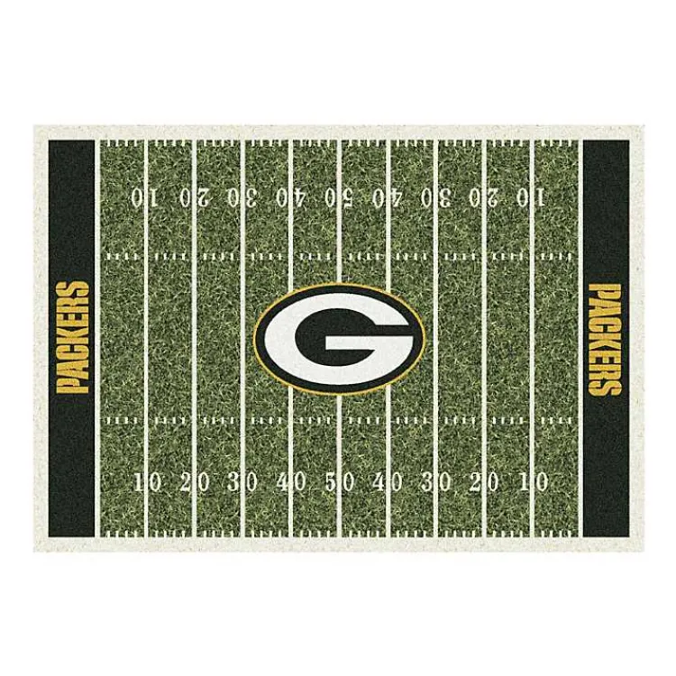 Area Rugs-Kirklands Home NFL Green Bay Packers Home Field Area Rug, 6x8