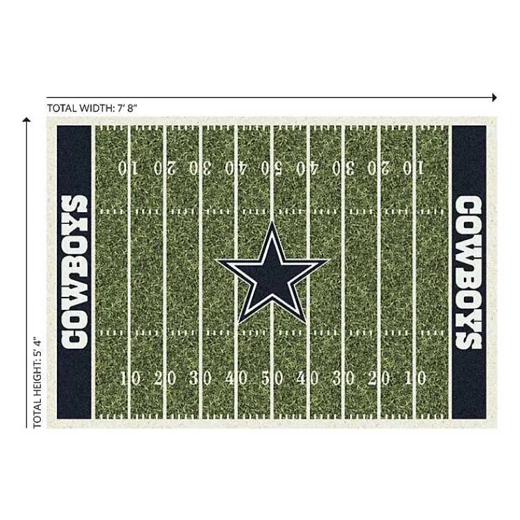 Area Rugs-Kirklands Home NFL Dallas Cowboys Home Field Area Rug, 6x8