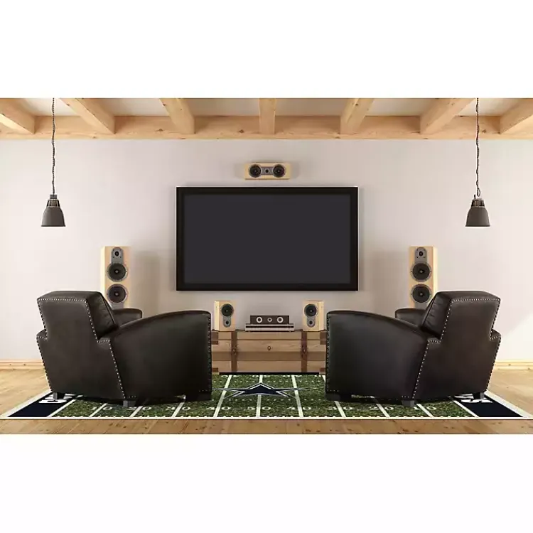 Area Rugs-Kirklands Home NFL Dallas Cowboys Home Field Area Rug, 6x8