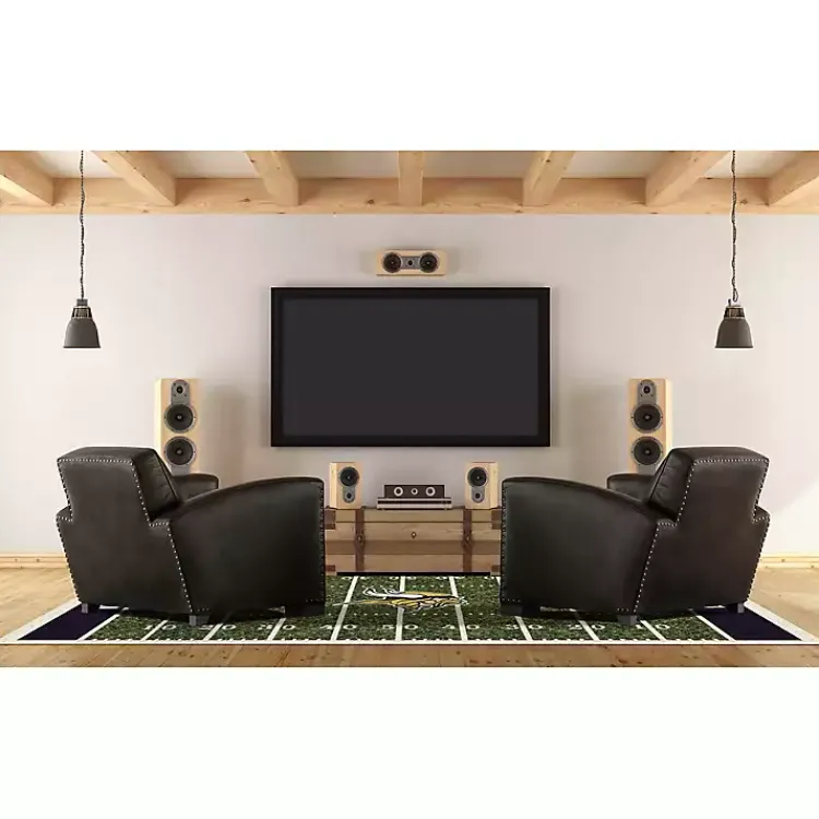 Area Rugs-Kirklands Home NFL Minnesota Vikings Home Field Area Rug, 6x8