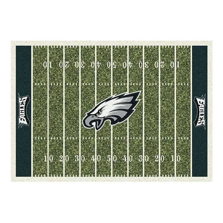 Area Rugs-Kirklands Home Philadelphia Eagles Home Field Area Rug, 6x8 Green
