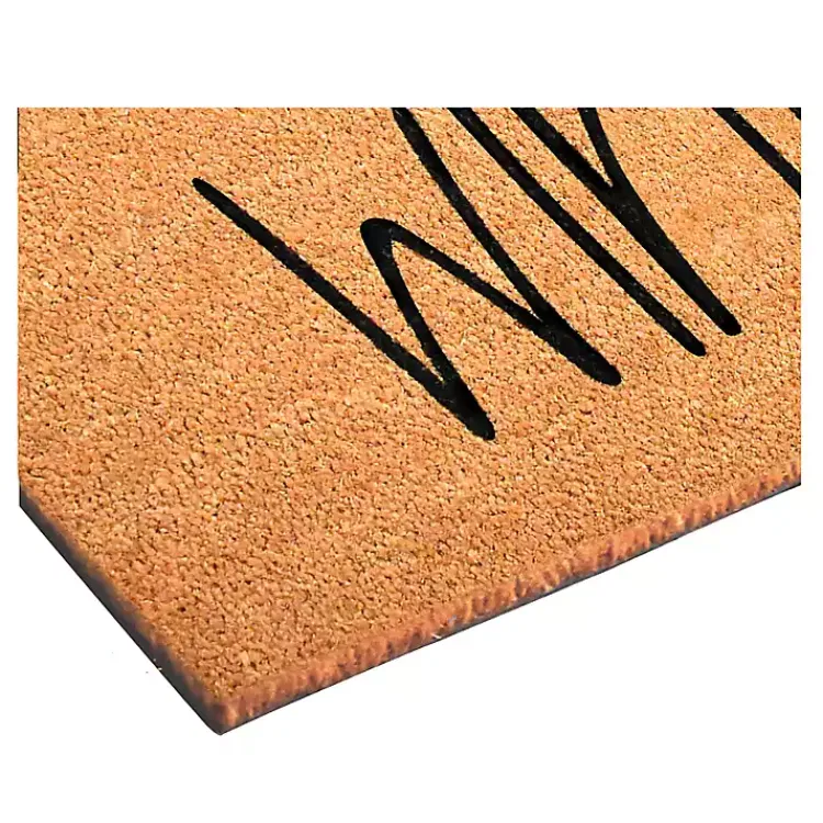 Doormats-Kirklands Home Hello Winter Coir Doormat