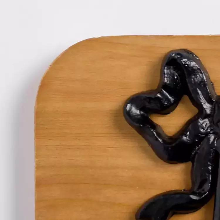 Hooks-Kirklands Home Wood and Metal Bow Wall Hooks