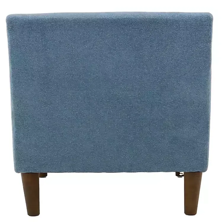 Accent Chairs-Kirklands Home Sky Upholstered Shea Accent Chair Blue