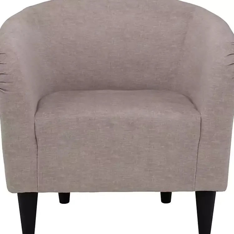Accent Chairs-Kirklands Home Pale Rose Aston Barrel Accent Chair Pink