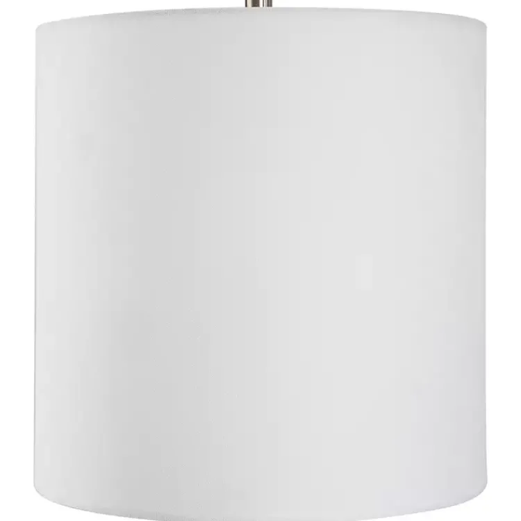 Table Lamps-Kirklands Home washed Textured Ellie Table Lamp White