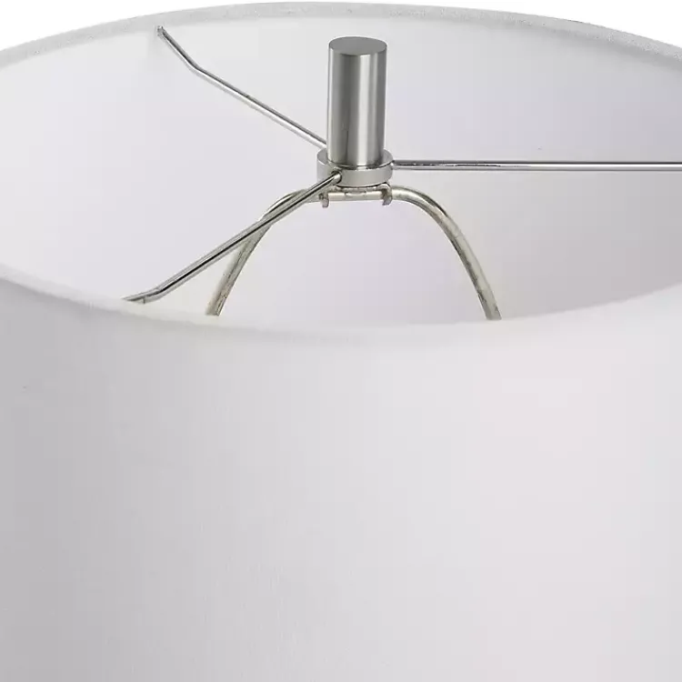 Table Lamps-Kirklands Home washed Textured Ellie Table Lamp White