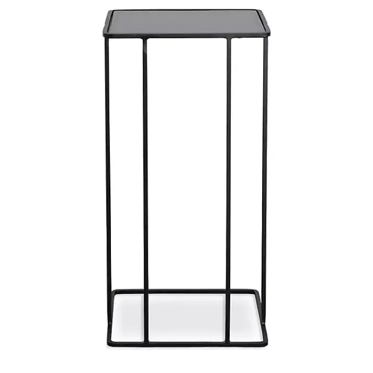 Accent & End Tables-Kirklands Home Square Camus Accent Table Black