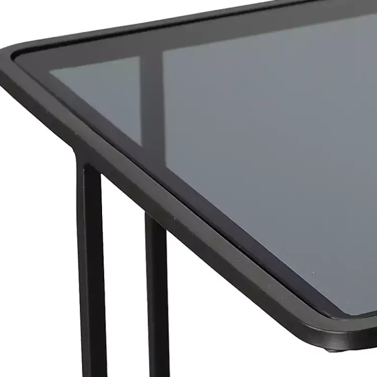 Accent & End Tables-Kirklands Home Square Camus Accent Table Black