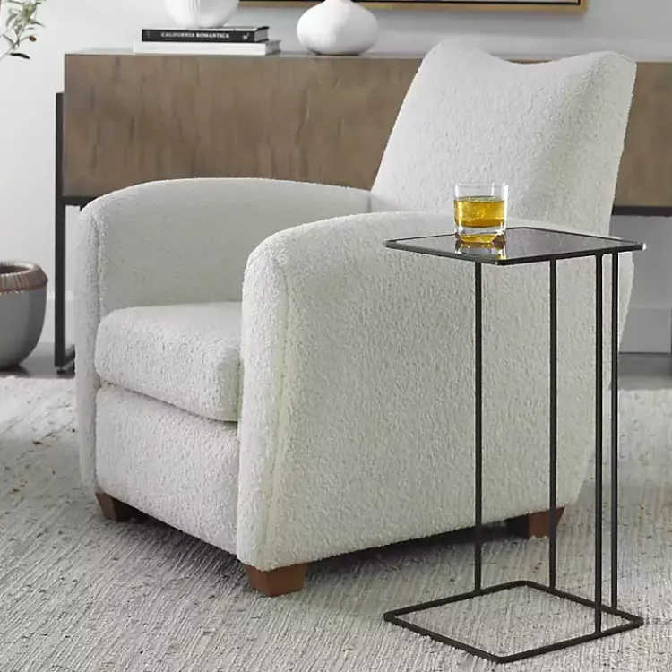 Accent & End Tables-Kirklands Home Square Camus Accent Table Black