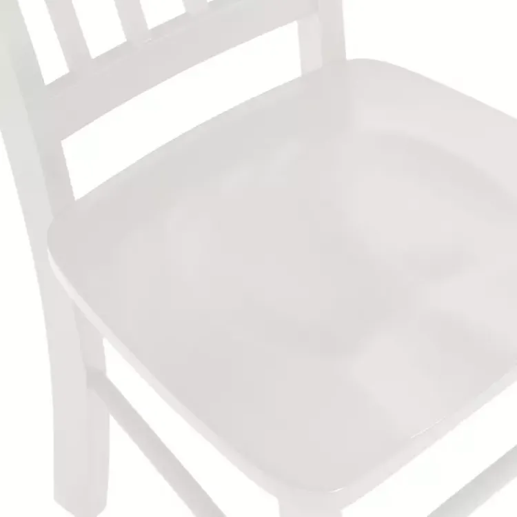 Dining Chairs-Kirklands Home Cream Wood Shaker Dining Chairs, Set of 2 White