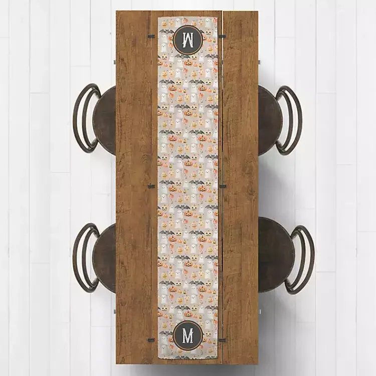 Table Linens-Kirklands Home Personalized Jack-O-Lantern Table Runner, 90 in.