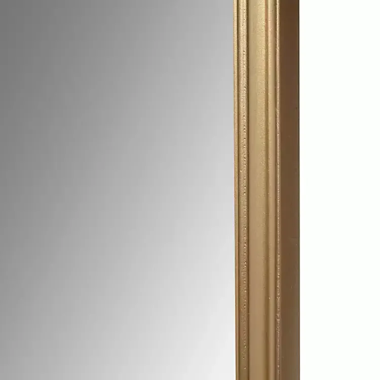 Decorative Mirrors-Kirklands Home Gold Adelaide Scalloped Rectangular Wall Mirror