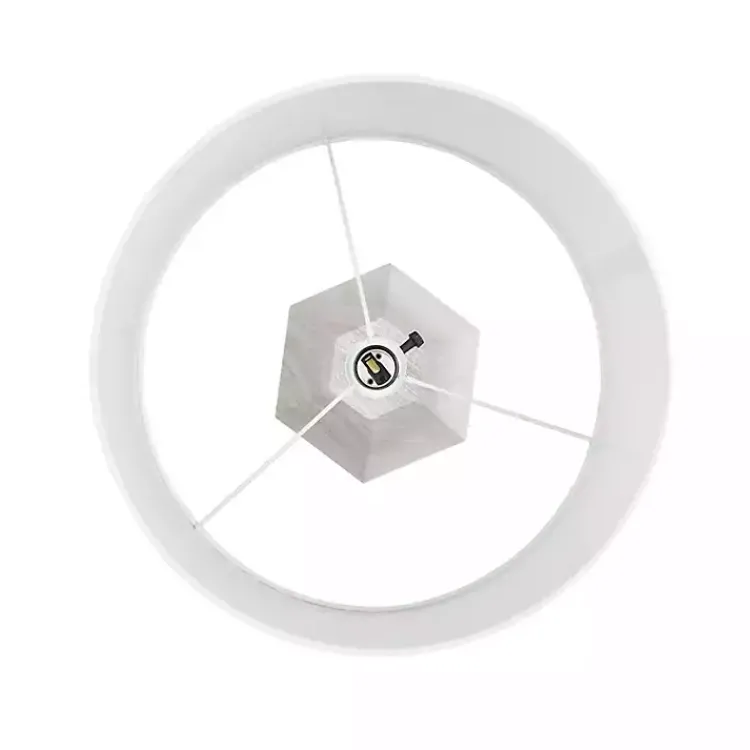 Table Lamps-Kirklands Home washed Wood Flynn Table Lamp White