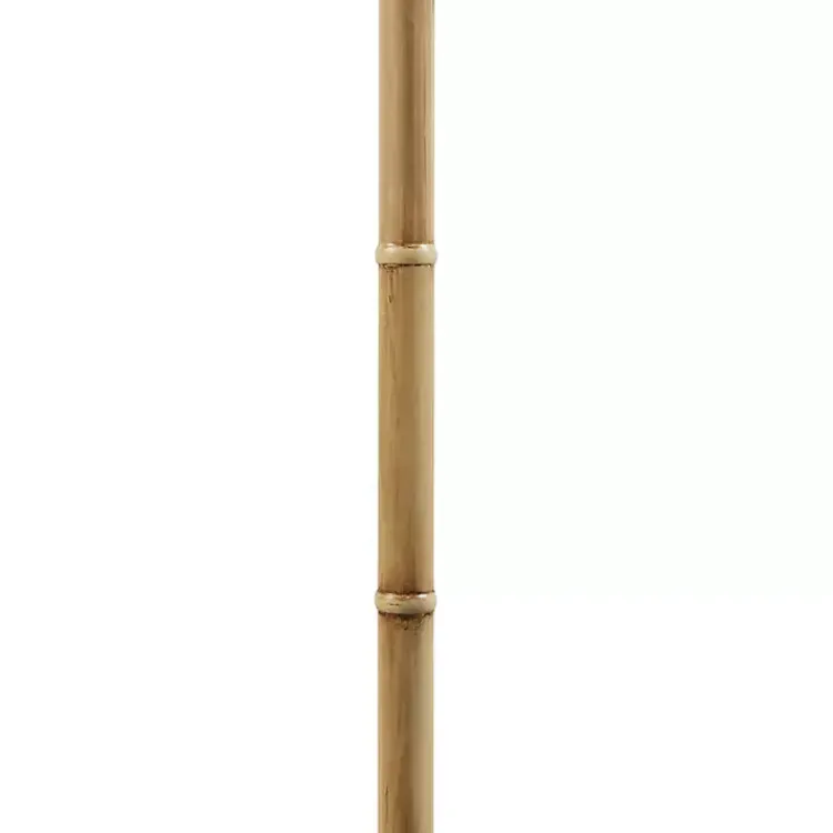 Floor Lamps-Kirklands Home Nassau Bamboo Martha Stewart Floor Lamp Black
