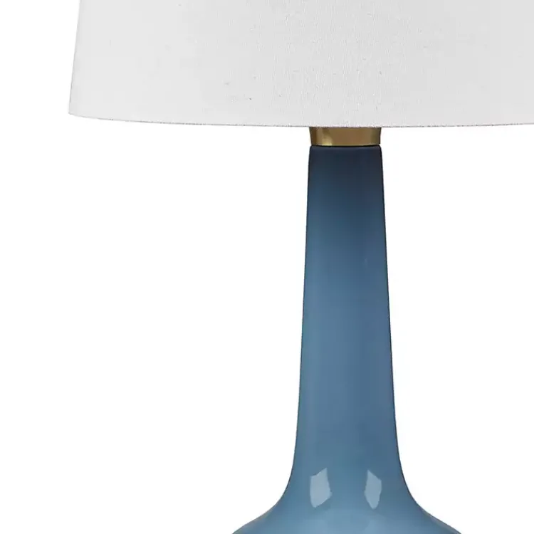 Table Lamps-Kirklands Home Ceramic Zazie Table Lamp Blue