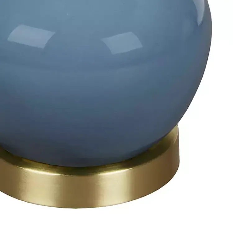 Table Lamps-Kirklands Home Ceramic Zazie Table Lamp Blue