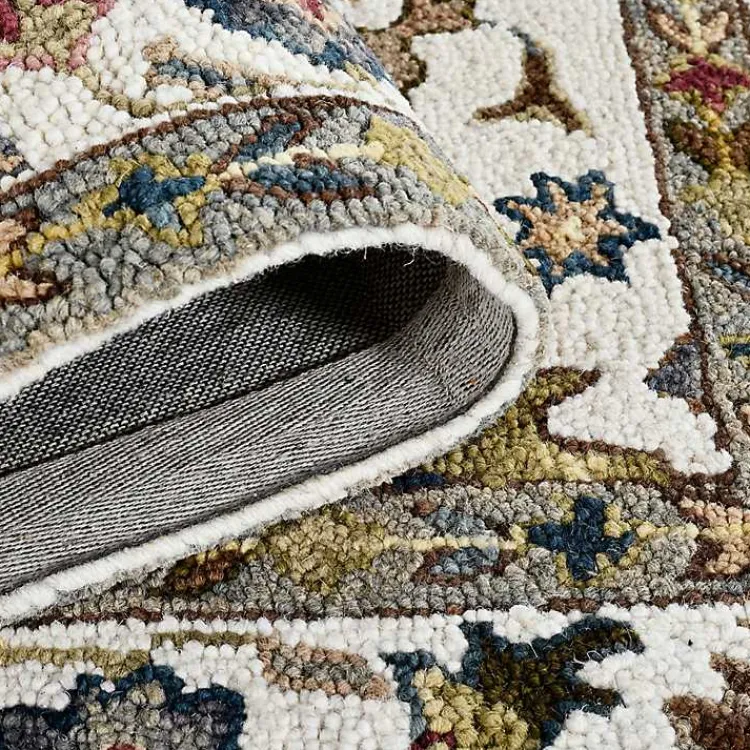 Area Rugs-Kirklands Home Jackson Ivory Hand-Tufted Area Rug, 8x10