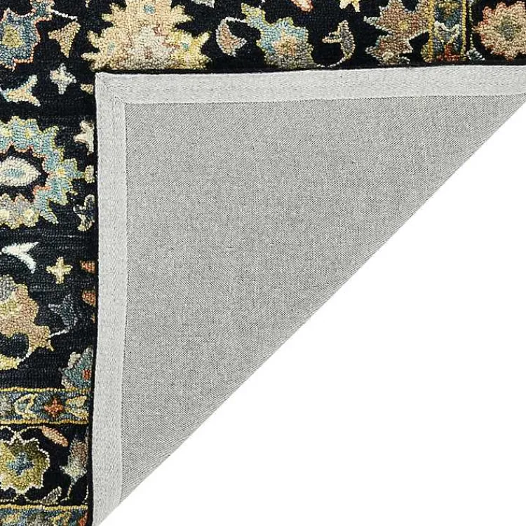 Area Rugs-Kirklands Home Jackson Black Hand-Tufted Area Rug, 8x10