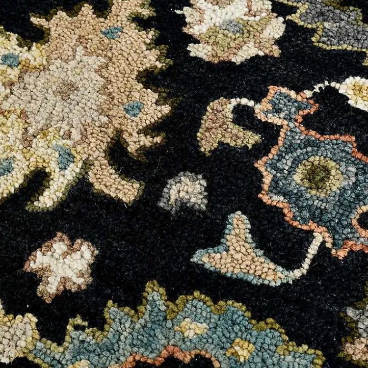 Area Rugs-Kirklands Home Jackson Black Hand-Tufted Area Rug, 8x10