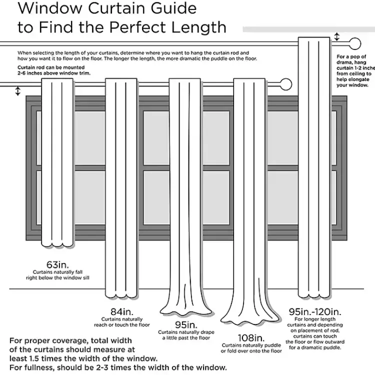 Curtains & Drapes-Kirklands Home Imani Chenille Stripe Curtain Panel, 95 in. Blue