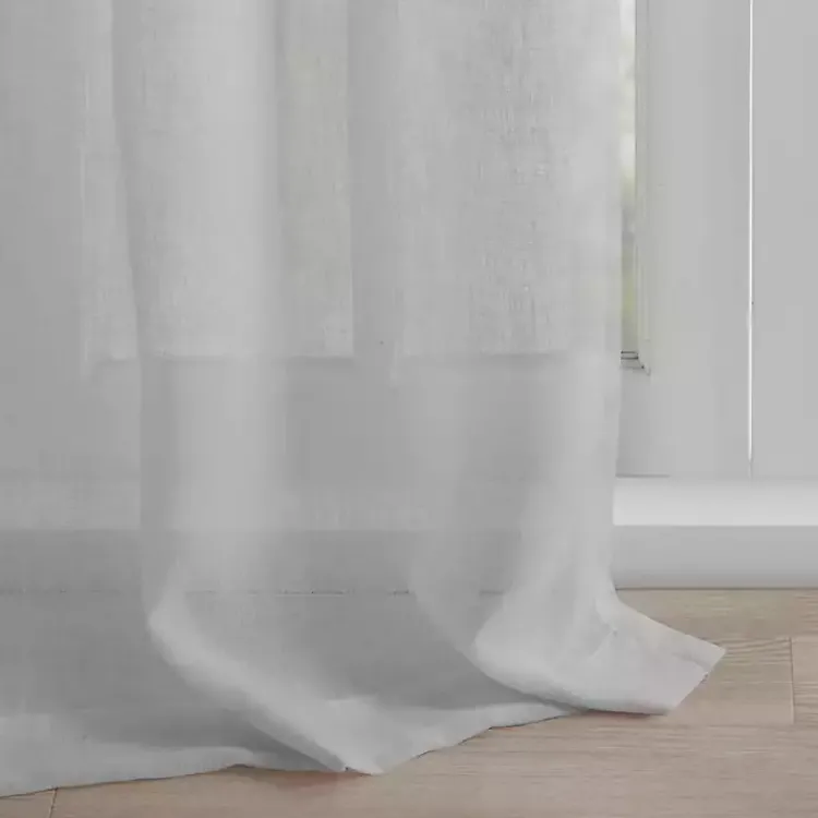 Curtains & Drapes-Kirklands Home Gray Rosette Tab Top Curtain Panel, 84 in. Grayr