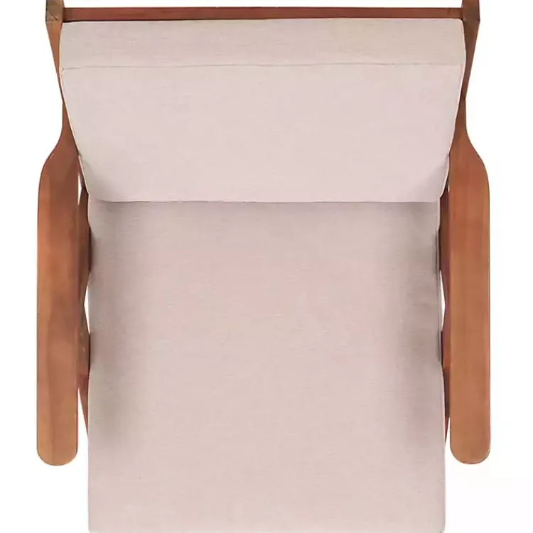 Outdoor Seating-Kirklands Home Upholstered Acacia Wood Outdoor Chair Gray