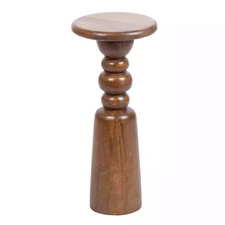 Accent & End Tables-Kirklands Home Walnut Tirollo Accent Table Brown