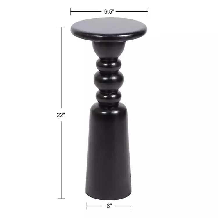Accent & End Tables-Kirklands Home Modern Tirollo Accent Table Black
