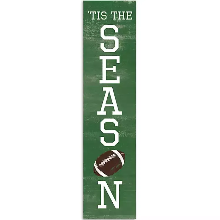 Garden Decor-Kirklands Home Tis the Football Season Porch Board Green