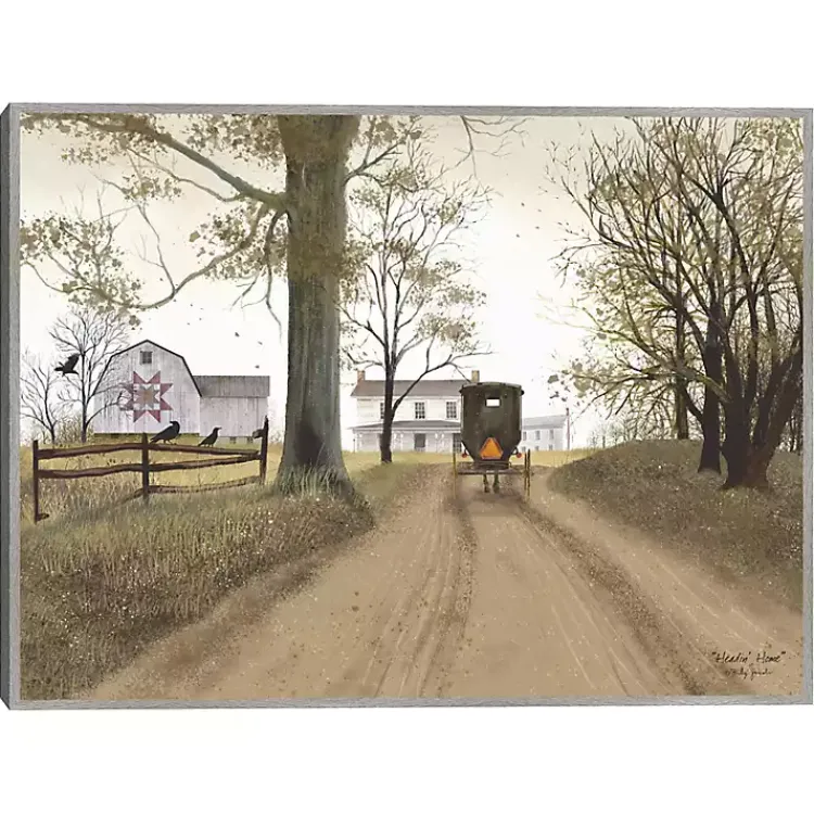 Canvas Art-Kirklands Home Headin' Home Framed Canvas Art Print