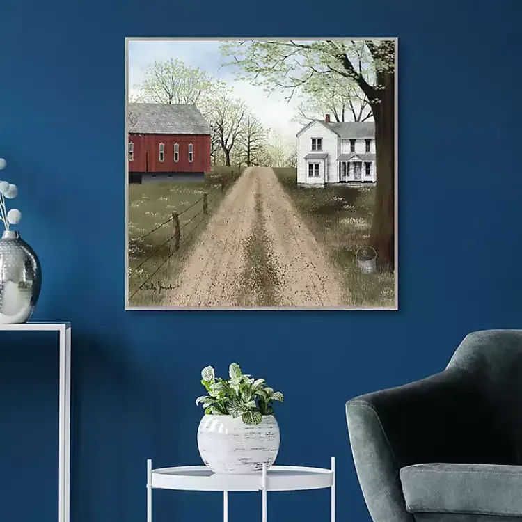 Canvas Art-Kirklands Home Warm Spring Day Framed Canvas Art Print Green