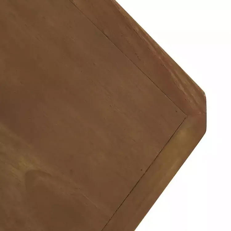 Console Tables-Kirklands Home Wood and Rope Geometric Console Table Brown