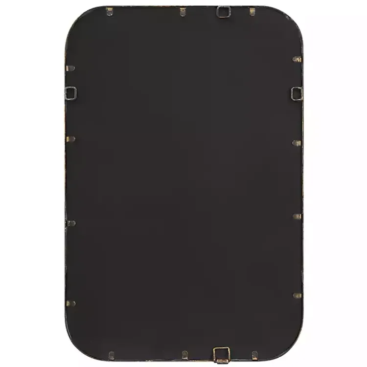 Decorative Mirrors-Kirklands Home Aged Bronze Hammered Metal Wall Mirror