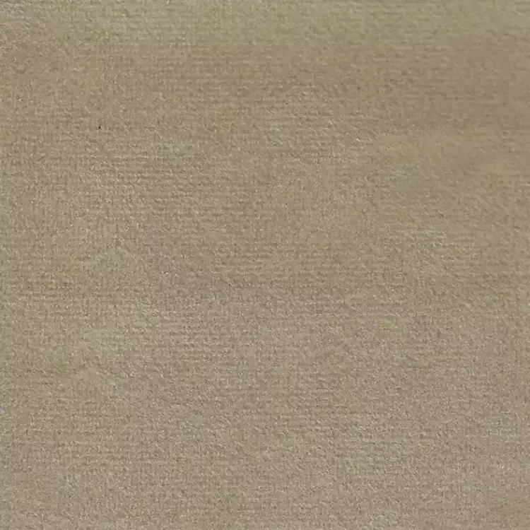 Benches & Ottomans-Kirklands Home Velvet Upholstered Modern Storage Bench Tan