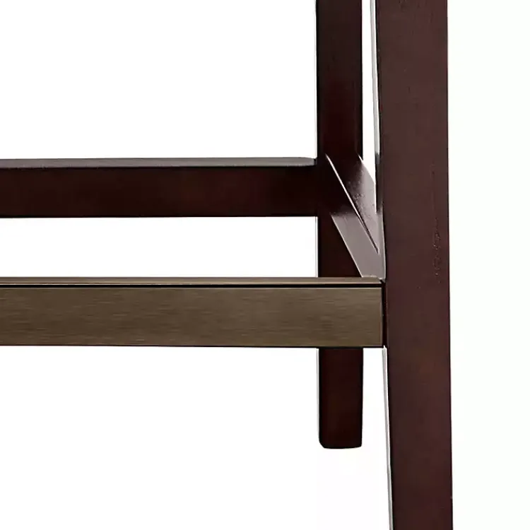 Bar Stools & Counter Height Stools-Kirklands Home Tufted Upholstered Wood Counter Stool Tan