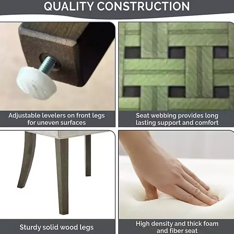 Dining Chairs-Kirklands Home Madison Park Ultra Dining Chairs, Set of 2 Blue